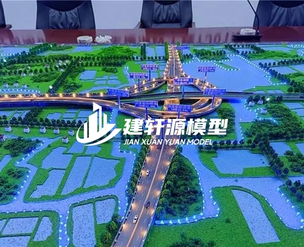 绥宁高速公路沙盘定制